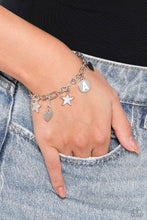 Load image into Gallery viewer, paparazzi Accessories-Legacy Letters - White - A