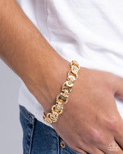 Load image into Gallery viewer, Complete Look Gold Men Necklace and Bracelet