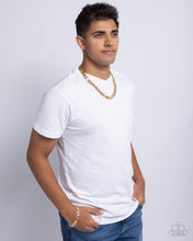 Load image into Gallery viewer, Complete Look Gold Men Necklace and Bracelet