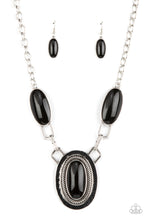 Load image into Gallery viewer, Paparazzi Accessories-Count to TENACIOUS - Black-Neckalace