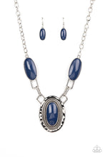 Load image into Gallery viewer, Paparazzi Accessories-Count to TENACIOUS - Blue-Necklace