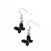 Load image into Gallery viewer, Starlit Shimmer Butterfly Earrings