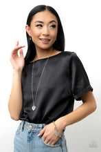 Load image into Gallery viewer, Paparazzi Accessories-Letters of Love - White-Neckalace