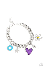 Load image into Gallery viewer, Paparazzi Accessories-Turn Up the Charm - Purple
