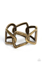 Load image into Gallery viewer, Paparazzi Accessories-Alternative Attitude - Brass
