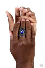Load image into Gallery viewer, Paparazzi Accessories-Entrancing Edge - Blue
