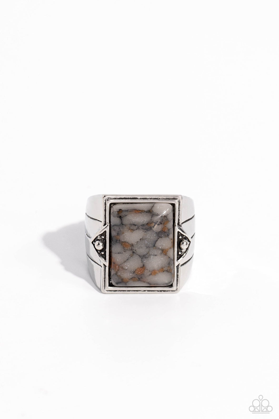 Paparazzi Accessories-Startling Stones - Silver
