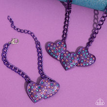 Load image into Gallery viewer, Paparazzi Accessories-Lovestruck Lineup - Purple
