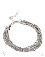 Load image into Gallery viewer, Paparazzi Accessories-By a Show of STRANDS - Silver
