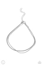 Load image into Gallery viewer, Paparazzi Accessories-Glistening Gauge - Silver
