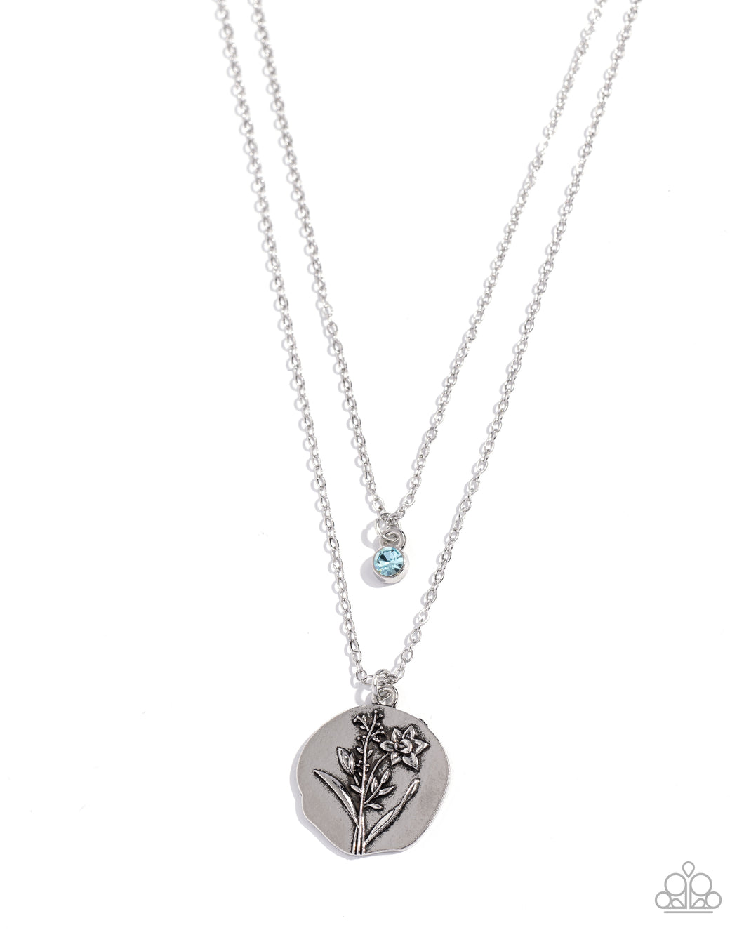 Paparazzi Accessories-Birthstone Beauty - Light Blue