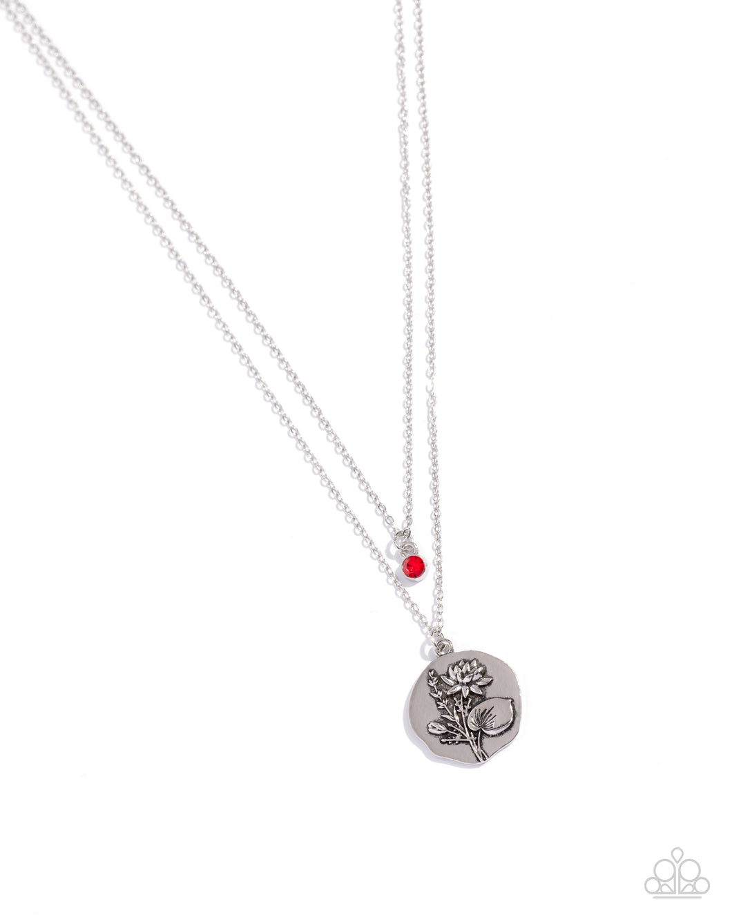 Paparazzi Accessories-Birthstone Beauty - Bright Red Red