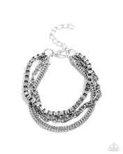Load image into Gallery viewer, Paparazzi Accessories-Chain Cabaret - Silver
