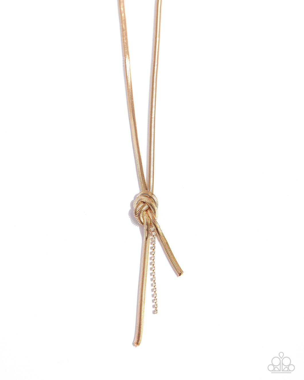 Paparazzi Accessories-Knotted Keeper - Gold