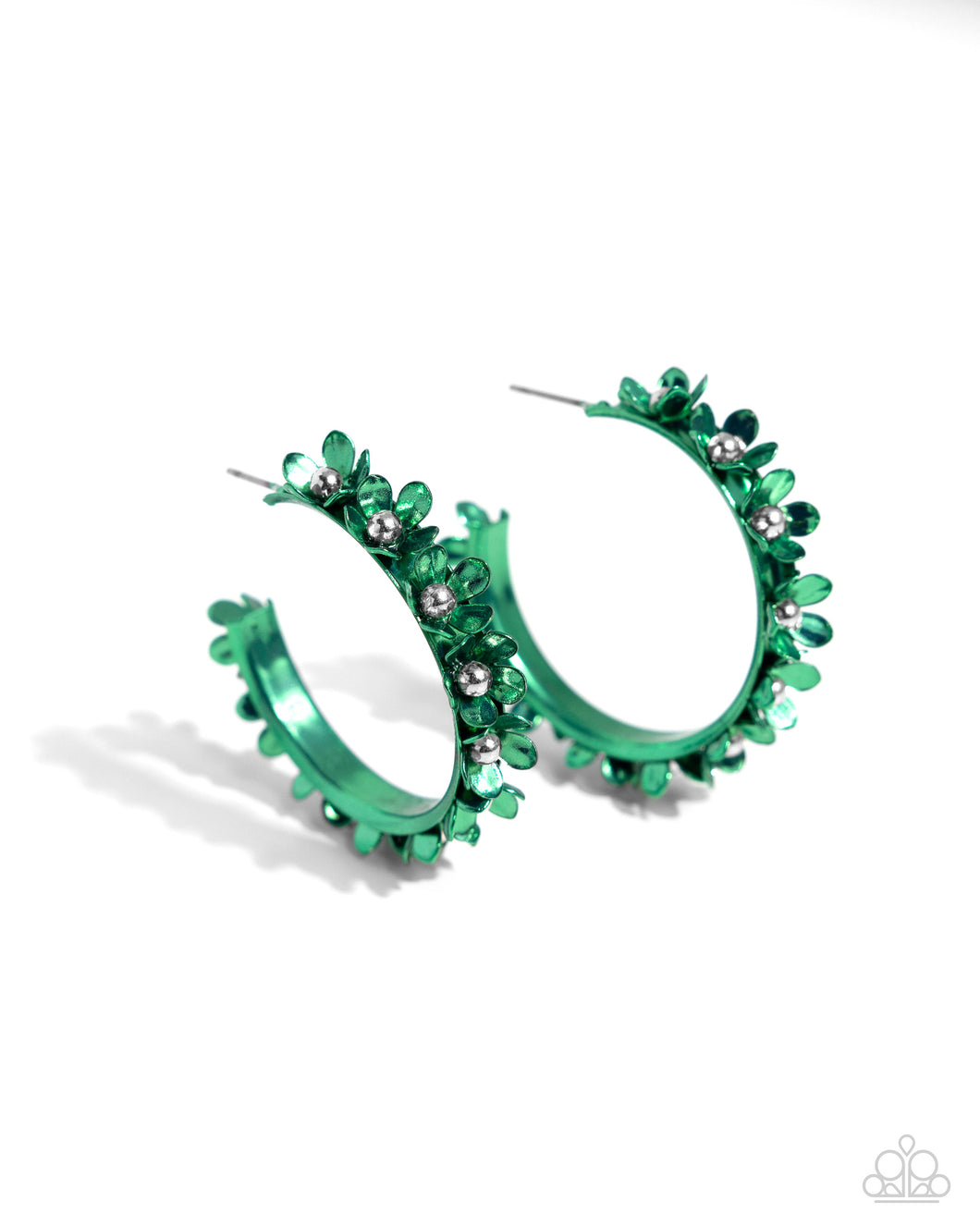Paparazzi Accessories-Fashionable Flower Crown - Green