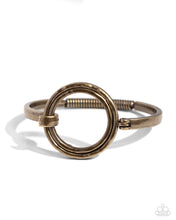 Load image into Gallery viewer, Paparazzi Accessories-Rustic Review - Brass
