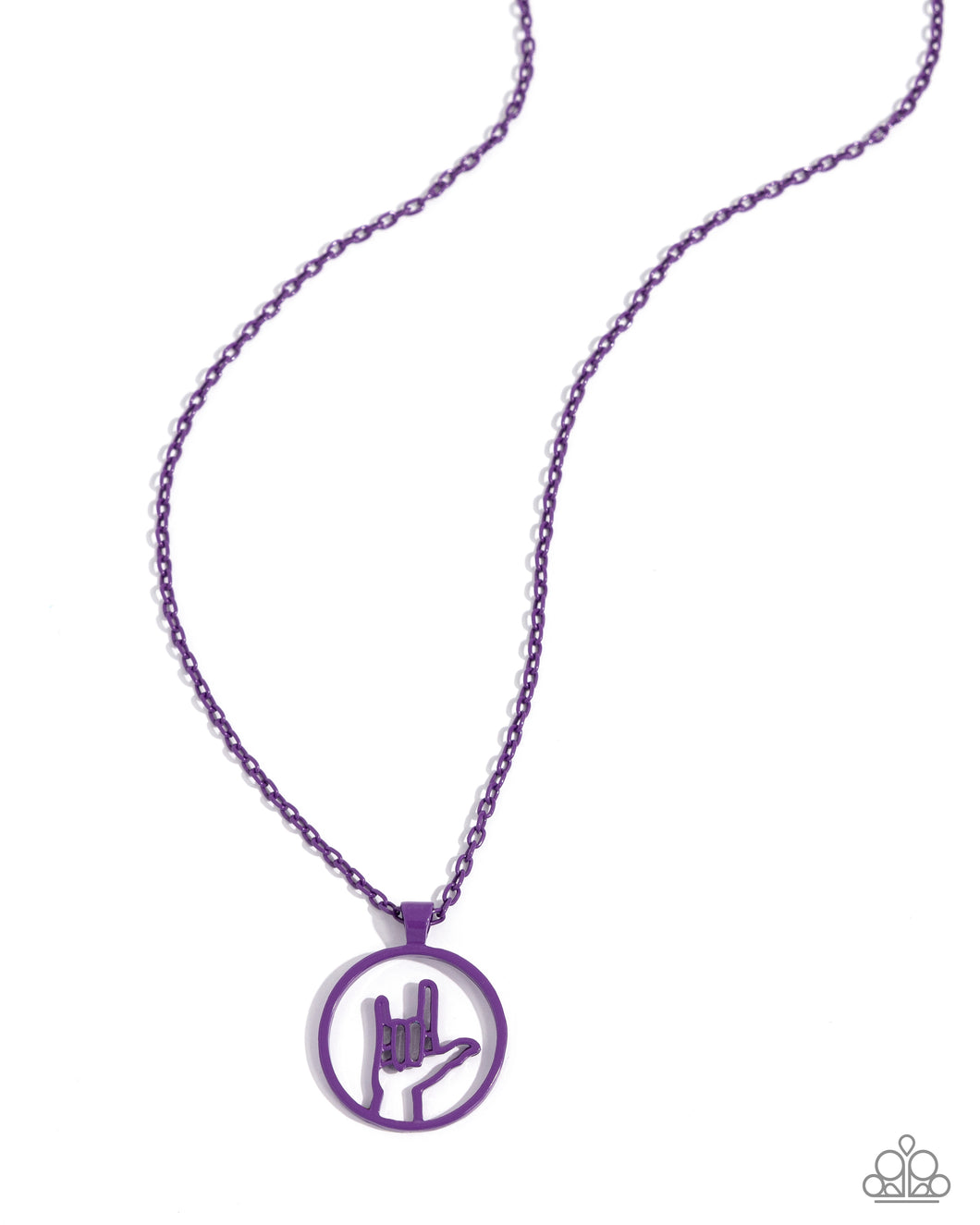 Paparazzi Accessories-Abstract ASL - Purple