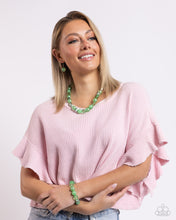 Load image into Gallery viewer, Paparazzi Accessories-Plentiful Pearls - Green
