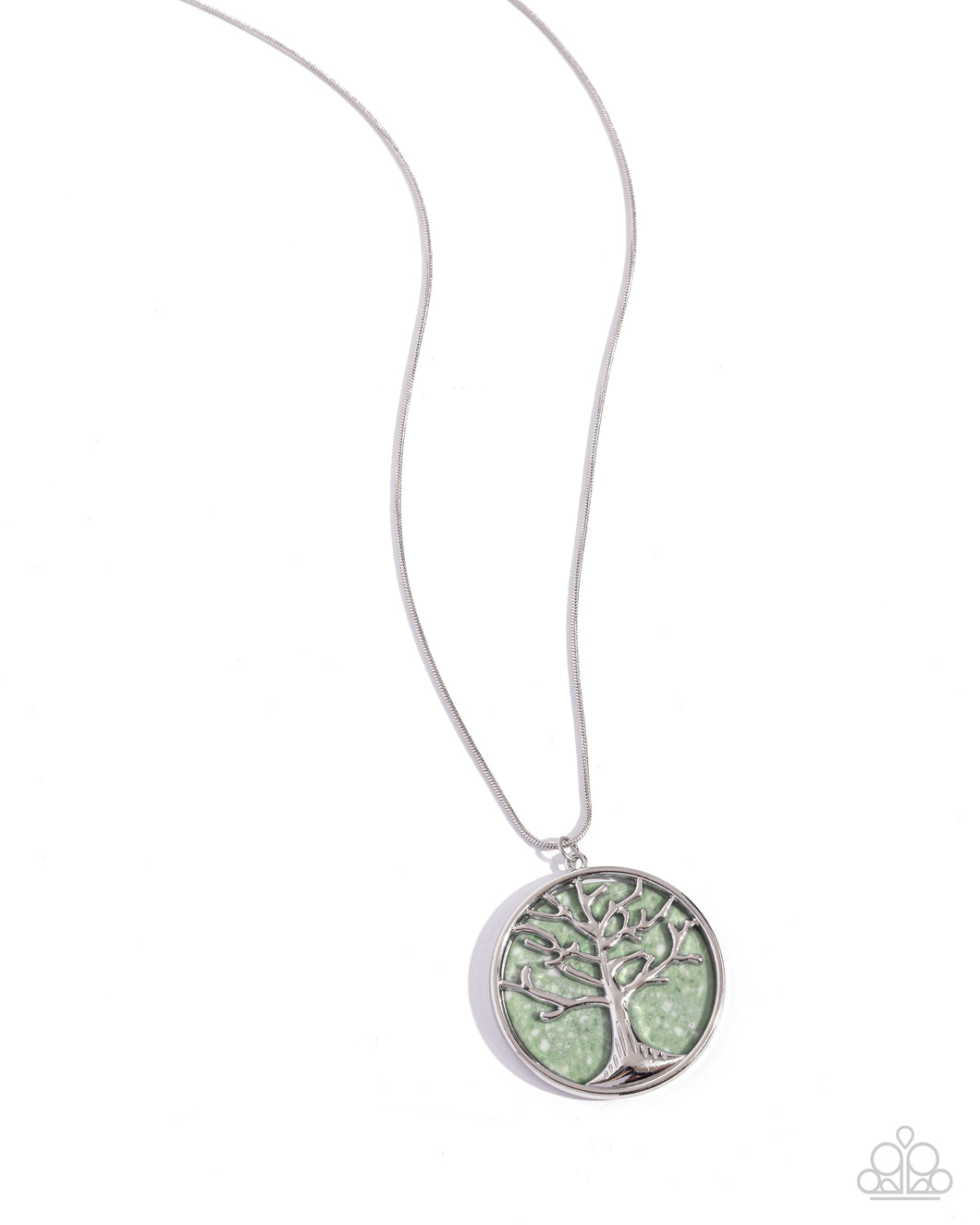 Paparazzi Accessories-Tree Talisman - Green
