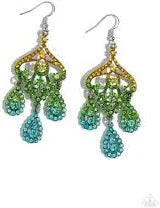 Paparazzi Accessories-Chandelier Command Multi Earring