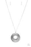 Load image into Gallery viewer, Paparazzi Accessories-Chicly Centered - White Necklace
