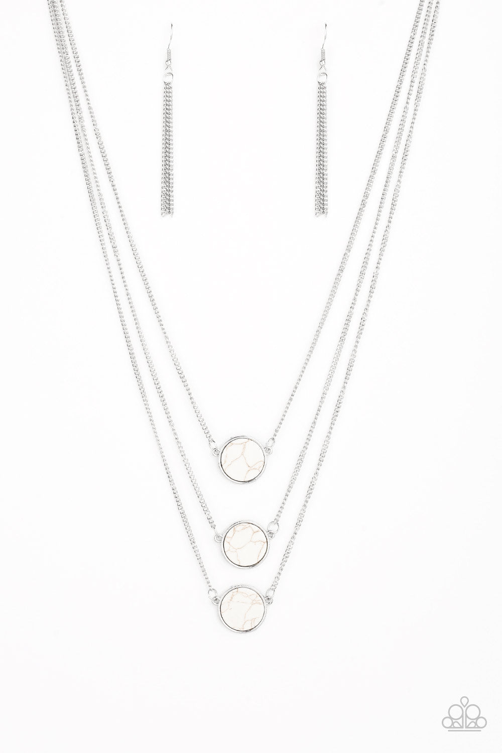 Paparazzi Accessories: CEO of Chic - White Necklace