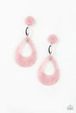 Load image into Gallery viewer, PAPARAZZI &quot;BEACH OASIS&quot; PINK EARRINGS
