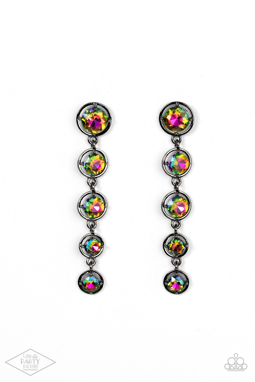 Paparazzi Acccessories-Drippin In Starlight - Multi-Earrings