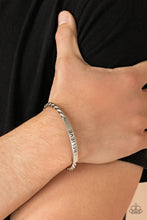 Load image into Gallery viewer, Paparazzi Accessories-Keep Calm and Believe - Silver-Bracelet
