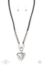 Load image into Gallery viewer, Paparazzi Accessories-Forbidden Love - Black-Necklace
