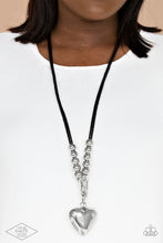 Load image into Gallery viewer, Paparazzi Accessories-Forbidden Love - Black-Necklace
