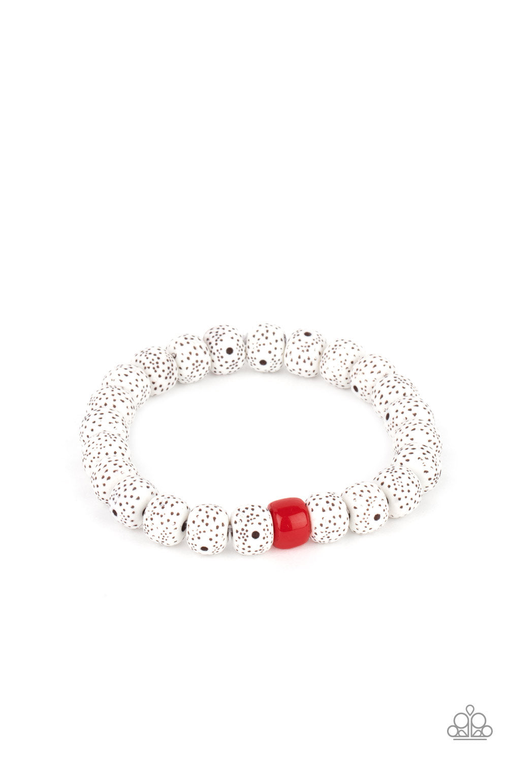 Paparazzi Acessories: ZEN Second Rule - Red Bracelet