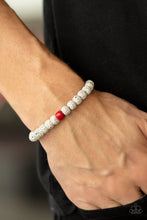 Load image into Gallery viewer, Paparazzi Acessories: ZEN Second Rule - Red Bracelet
