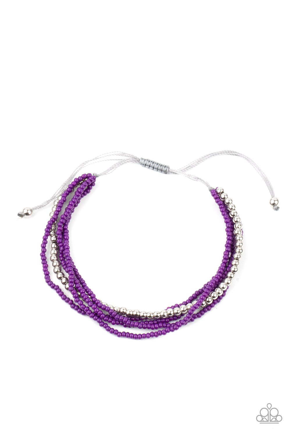 Paparazzi Accessories: All Beaded Up - Purple Bracelet