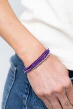 Load image into Gallery viewer, Paparazzi Accessories: All Beaded Up - Purple Bracelet
