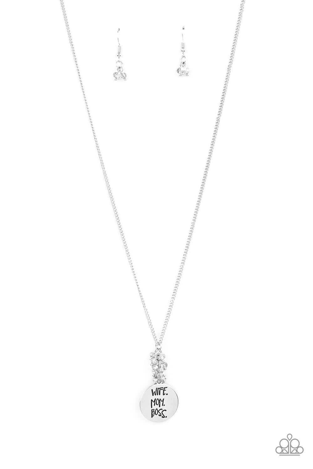 Paparazzi Accessories-Words To Live By - Silver