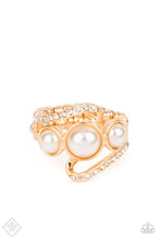 Load image into Gallery viewer, Paparazzi Axcessories:  Posh Progression - Gold Ring
