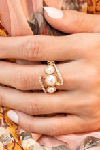 Load image into Gallery viewer, Paparazzi Axcessories:  Posh Progression - Gold Ring
