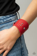 Load image into Gallery viewer, Paparazi Accessories-Orange County - Red-Bracelet
