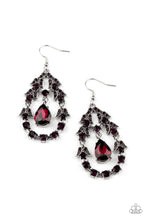 Load image into Gallery viewer, Paparazzi Accessories-Garden Decorum - Purple-Earrings
