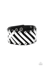 Load image into Gallery viewer, Paparazzi accessories-Rebel Rumble - Black-Bracelet
