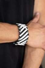 Load image into Gallery viewer, Paparazzi accessories-Rebel Rumble - Black-Bracelet
