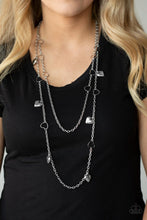 Load image into Gallery viewer, Paparazzi Accessories-Chicly Cupid - Silver-Necklace
