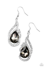 Load image into Gallery viewer, Paparazzi Accessories-Dancefloor Diva - Silver-Earrings
