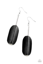Load image into Gallery viewer, Paparazzi Accessories-Tamarack Trail - Black-Earrings
