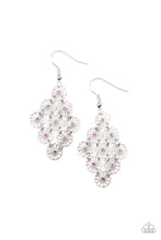 Load image into Gallery viewer, Paparazzi - BUSTLING BLOOMS - PURPLE EARRINGS
