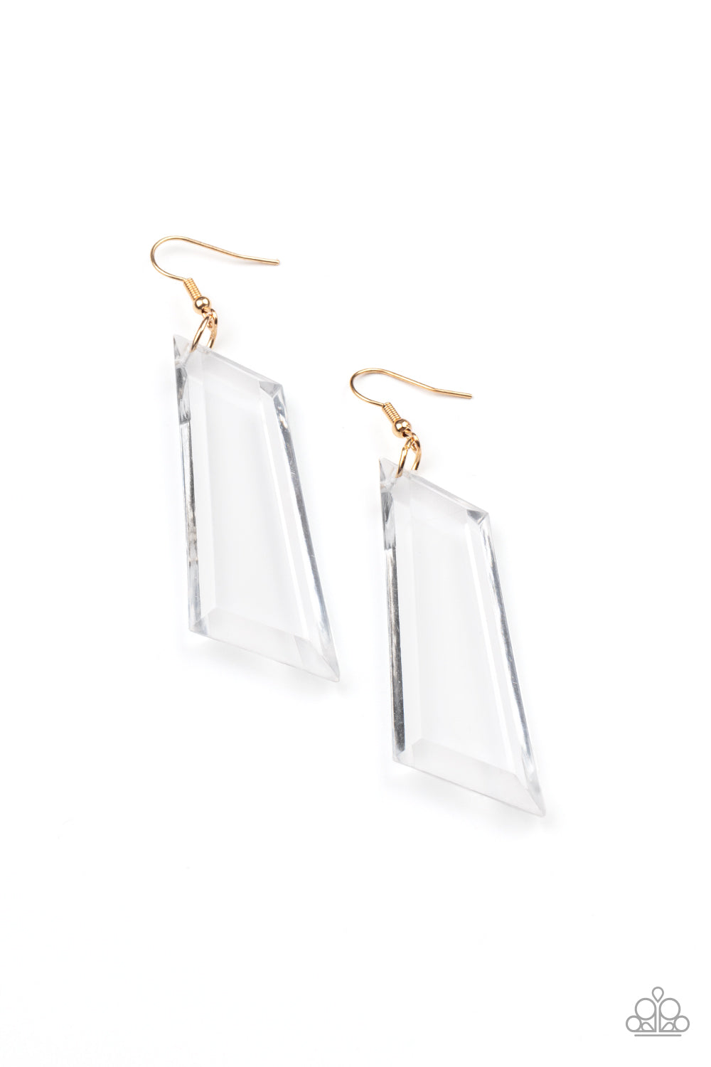 Paparazzi Accessories-The Final Cut - Gold-Earrings