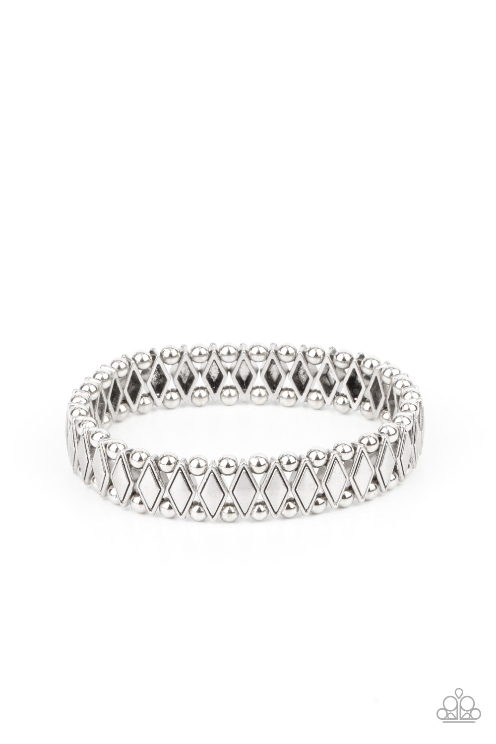 Paparazzi Accessories-Abstract Advisory - Silver-Bracelet