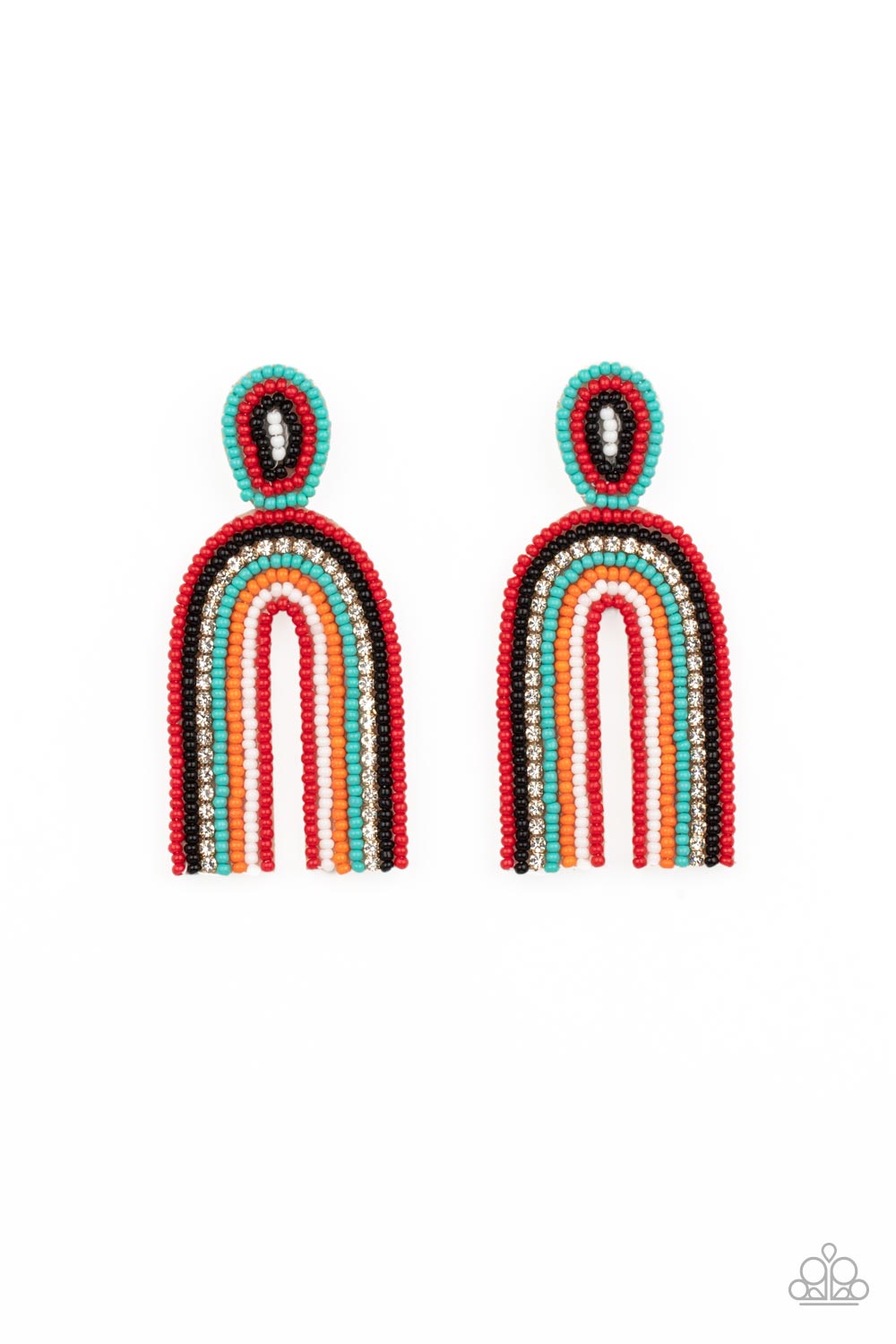 Paparazzi Accessories-Rainbow Remedy - Multi-Earrings