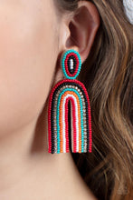 Load image into Gallery viewer, Paparazzi Accessories-Rainbow Remedy - Multi-Earrings
